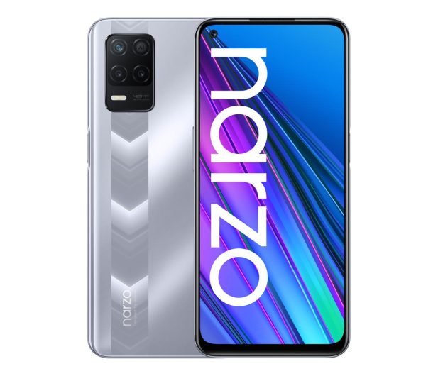realme narzo 30 5G 4+128GB racing silver - 670243 - zdjęcie